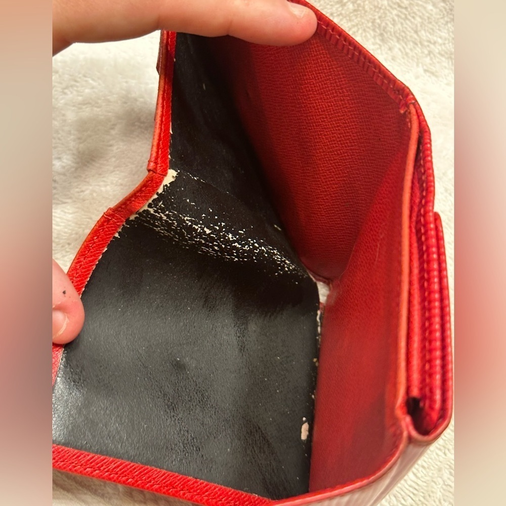 Louis Vuitton Red Epi Leather Elise Wallet - Picture 6 of 6